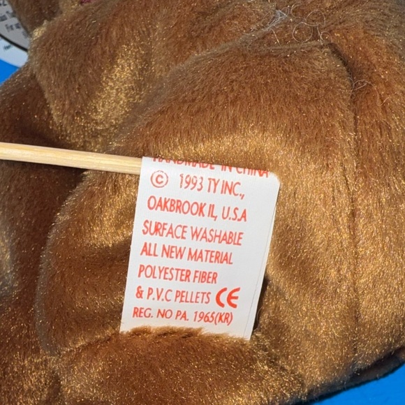 Ty Beanie Baby Teddy - Picture 8 of 8